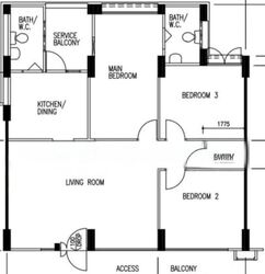 Blk 611 Woodlands Ring Road (Woodlands), HDB 4 Rooms #602313021